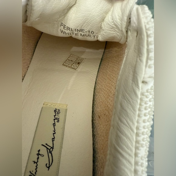 Vintage Havana Perline Sneakers Women’s Size 10- Pearls & Rhinestones - Picture 12 of 13